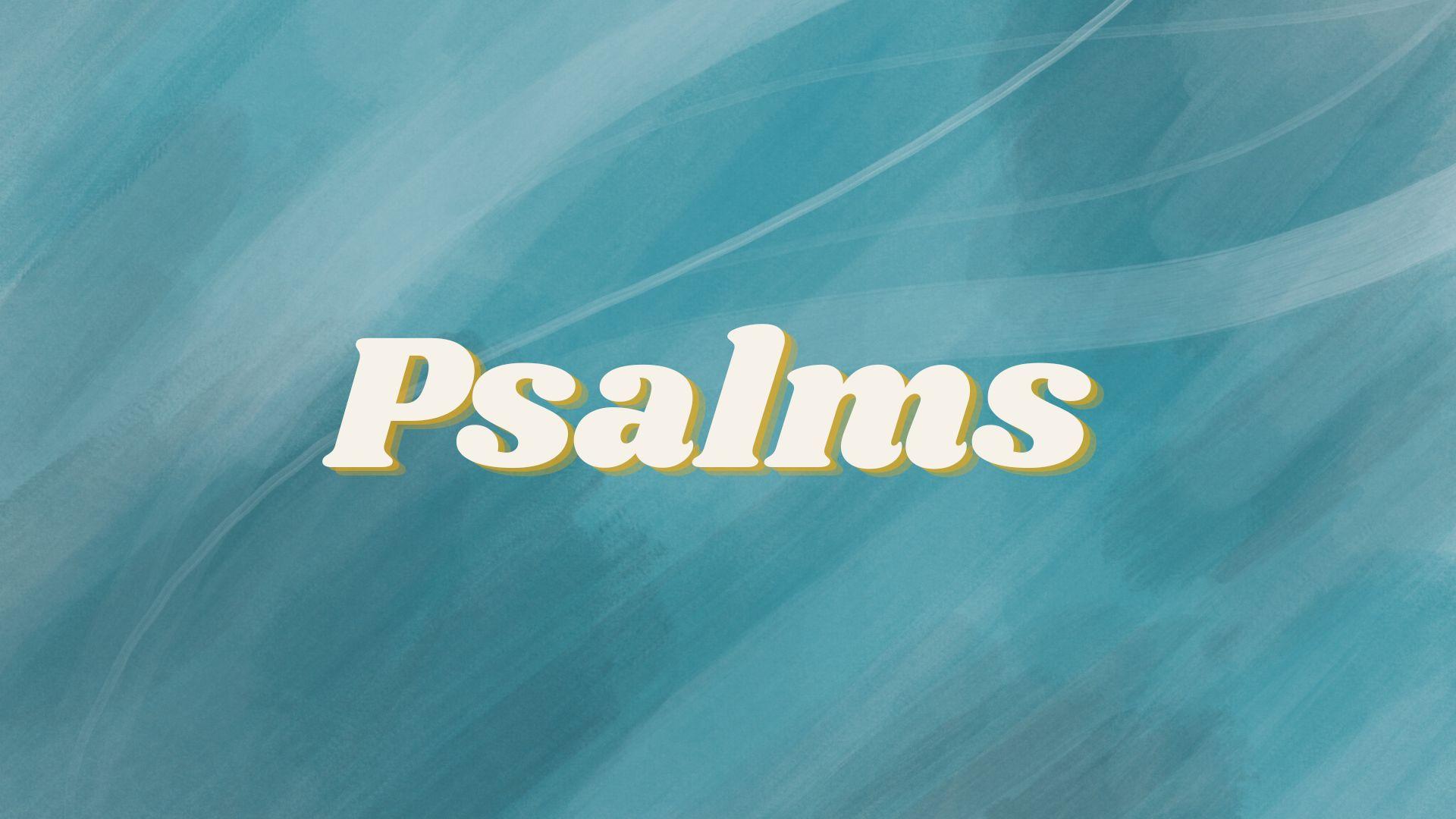 psalms with green background