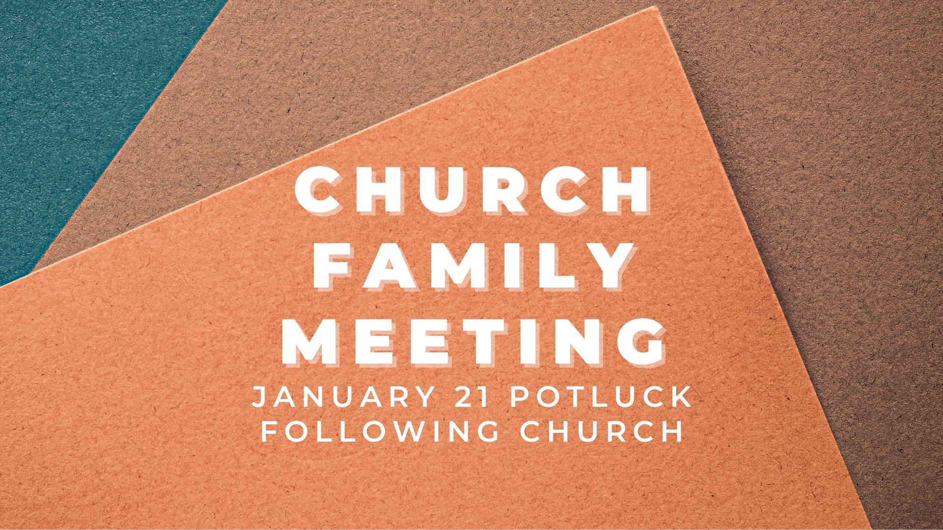 Church Family Meeting